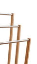 Bamboo Towel Bar Metal Holder Rack 3-Tier Freestanding for Bathroom and Bedroom - Delldesign Living - Furniture > Bathroom - free-shipping