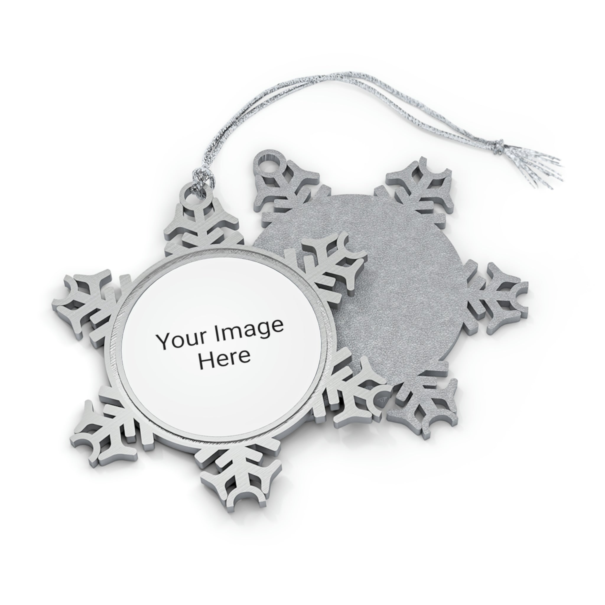 Copy of First Christmas Custom Name Snowflake Ornament