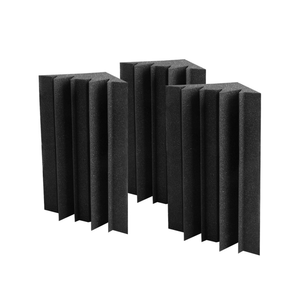 Alpha 40pcs Studio Acoustic Foam Corner Bass Trap Sound Absorption Treatment - Delldesign Living - Audio & Video > Acoustic Foam - 