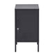 ArtissIn Metal Locker Storage Shelf Filing Cabinet Cupboard Bedside Table Black - Delldesign Living - Furniture > Bedroom - free-shipping