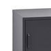 ArtissIn Metal Locker Storage Shelf Filing Cabinet Cupboard Bedside Table Black - Delldesign Living - Furniture > Bedroom - free-shipping