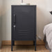 ArtissIn Metal Locker Storage Shelf Filing Cabinet Cupboard Bedside Table Black - Delldesign Living - Furniture > Bedroom - free-shipping