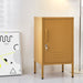 ArtissIn Metal Locker Storage Shelf Filing Cabinet Cupboard Bedside Table Yellow - Delldesign Living - Furniture > Bedroom - free-shipping