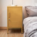 ArtissIn Metal Locker Storage Shelf Filing Cabinet Cupboard Bedside Table Yellow - Delldesign Living - Furniture > Bedroom - free-shipping