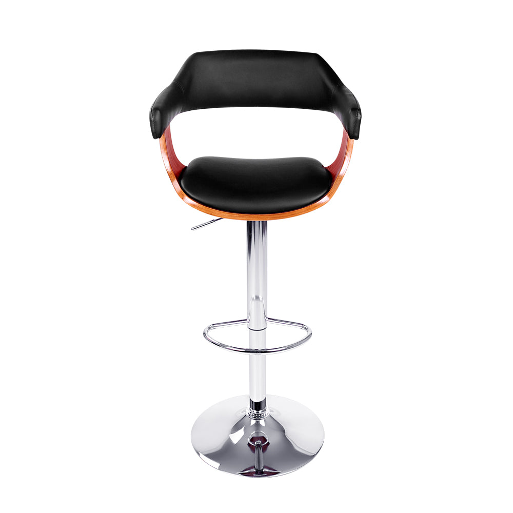 Artiss Wooden Bar Stool - Black and Wood - Delldesign Living - Furniture > Bar Stools & Chairs - free-shipping