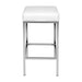 Artiss Set of 2 PU Leather Backless Bar Stools - White and Chrome - Delldesign Living - Furniture > Bar Stools & Chairs - free-shipping, hamptons