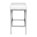 Artiss Set of 2 PU Leather Backless Bar Stools - White and Chrome - Delldesign Living - Furniture > Bar Stools & Chairs - free-shipping, hamptons