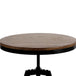 Artiss Elm Wood Round Dining Table - Dark Brown - Delldesign Living - Furniture > Bar Stools & Chairs - free-shipping