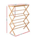 Artiss Bamboo Clothes Dry Rack Folable Towel Hanger Laundry Drying - Delldesign Living - Furniture > Bedroom - free-shipping