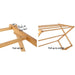 Artiss Bamboo Clothes Dry Rack Folable Towel Hanger Laundry Drying - Delldesign Living - Furniture > Bedroom - free-shipping