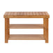 Artiss Bamboo Shoe Rack Wooden Seat Bench Organiser Shelf Stool - Delldesign Living - Furniture > Living Room - free-shipping