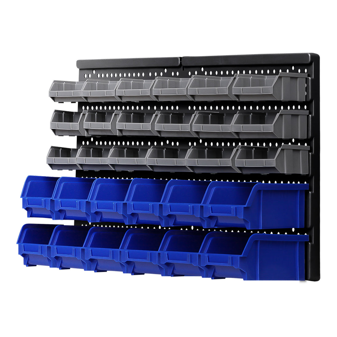 Giantz 30 Bin Wall Mounted Rack Storage Organiser - Delldesign Living - Tools > Tools Storage - free-shipping