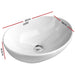 Cefito Ceramic Oval Sink Bowl - White - Delldesign Living - Home & Garden > DIY - free-shipping, hamptons