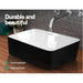 Cefito Ceramic Bathroom Basin Sink Vanity Above Counter Basins Bowl Black White - Delldesign Living - Home & Garden > Bathroom Accessories - free-shipping, hamptons