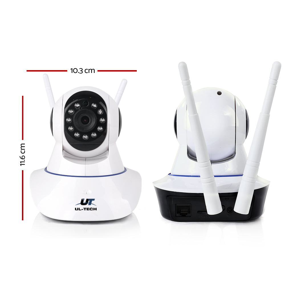 UL Tech Set of 2 1080P IP Wireless Camera - White - Delldesign Living - Audio & Video > CCTV - 
