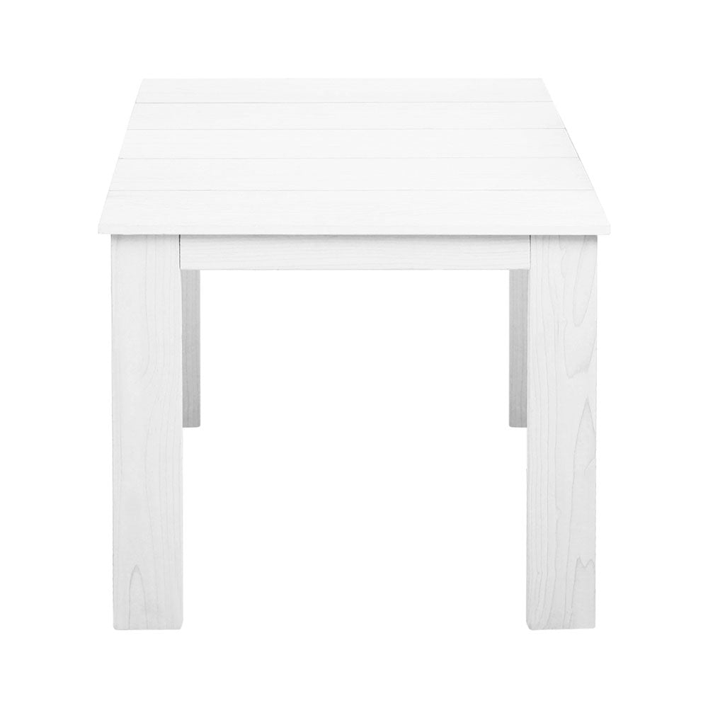 Gardeon Outdoor Side Beach Table - White - Delldesign Living - Furniture > Outdoor - free-shipping