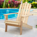 Gardeon Outdoor Sun Lounge Beach Chairs Table Setting Wooden Adirondack Patio Chair Light Wood Tone - Delldesign Living - Furniture > Outdoor - free-shipping