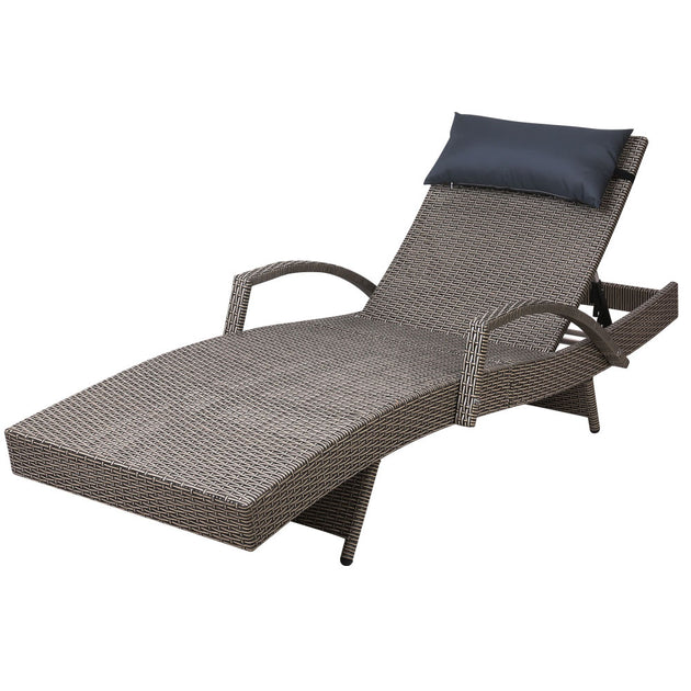 Gardeon Outdoor Sun Lounge Furniture Day Bed Wicker Pillow Sofa Set - Delldesign Living - Furniture > Outdoor - free-shipping