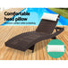 Gardeon Outdoor Wicker Sun Lounge - Brown - Delldesign Living - Furniture > Outdoor - free-shipping