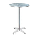 Gardeon Outdoor Bar Table Indoor Furniture Adjustable Aluminium Round 70/110cm - Delldesign Living - Furniture > Outdoor - free-shipping