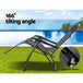 Gardeon Zero Gravity Recliner Chairs Outdoor Sun Lounge Beach Chair Camping - Beige - Delldesign Living - Furniture > Outdoor - free-shipping