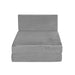 Giselle Bedding Folding Foam Mattress Portable Sofa Bed Lounge Chair Velvet Light Grey - Delldesign Living - Furniture > Mattresses - free-shipping