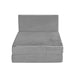 Giselle Bedding Folding Foam Mattress Portable Sofa Bed Lounge Chair Velvet Light Grey - Delldesign Living - Furniture > Mattresses - free-shipping