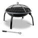 Fire Pit BBQ Charcoal Smoker Portable Outdoor Camping Pits Patio Fireplace 22" - Delldesign Living - Home & Garden > Firepits - free-shipping