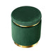 Artiss Ottoman Round Velvet Foot Stool Foot Rest Pouffe Padded Seat Pouf Green - Delldesign Living - Furniture > Living Room - free-shipping