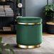 Artiss Ottoman Round Velvet Foot Stool Foot Rest Pouffe Padded Seat Pouf Green - Delldesign Living - Furniture > Living Room - free-shipping