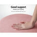 Artiss Round Velvet Foot Stool Ottoman Foot Rest Pouffe Padded Seat Pouf Pink - Delldesign Living - Furniture > Living Room - free-shipping