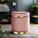 Artiss Round Velvet Foot Stool Ottoman Foot Rest Pouffe Padded Seat Pouf Pink - Delldesign Living - Furniture > Living Room - free-shipping