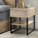 Artiss Chest Style Metal Bedside Table - Delldesign Living - Furniture > Bedroom - free-shipping