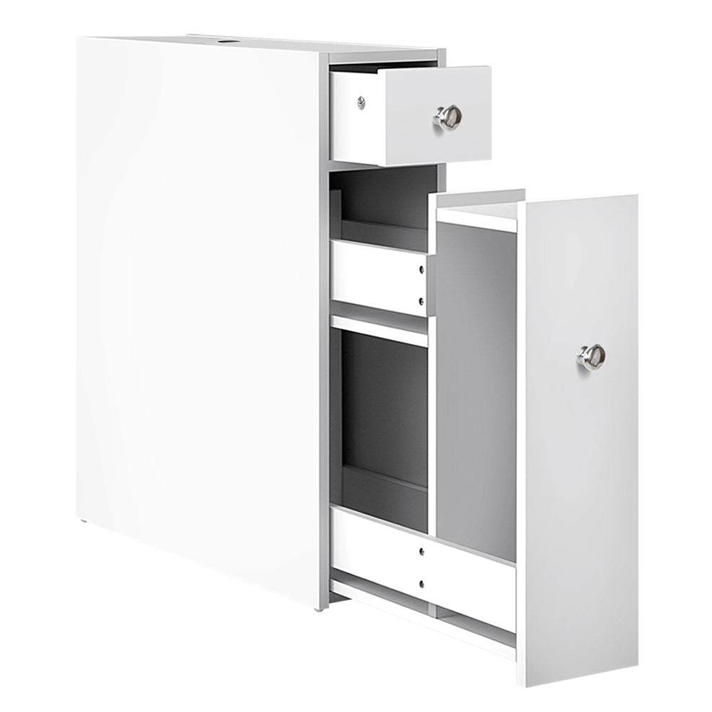 Bathroom Storage Cabinet White - Delldesign Living - Furniture > Bathroom - free-shipping