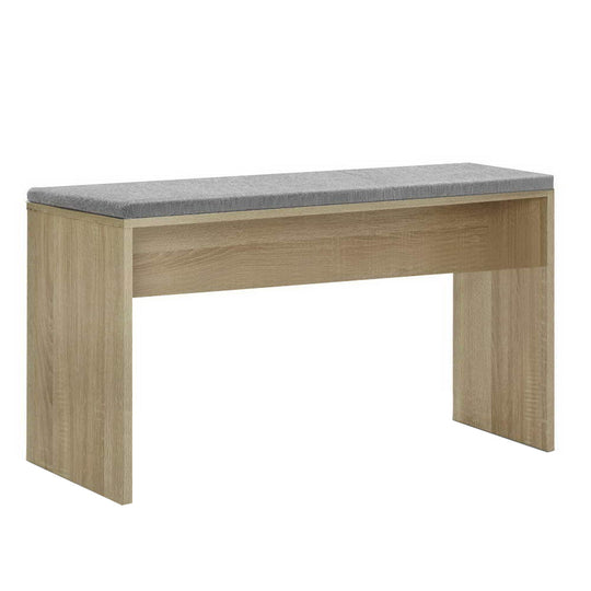 Artiss Dining Bench NATU Upholstery Seat Stool Chair Cushion Kitchen Furniture Oak 90cm - Delldesign Living - Furniture > Dining - free-shipping, hamptons