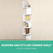 Artiss 5 Tier Corner Wall Shelf - White - Delldesign Living - Furniture > Living Room - free-shipping, hamptons