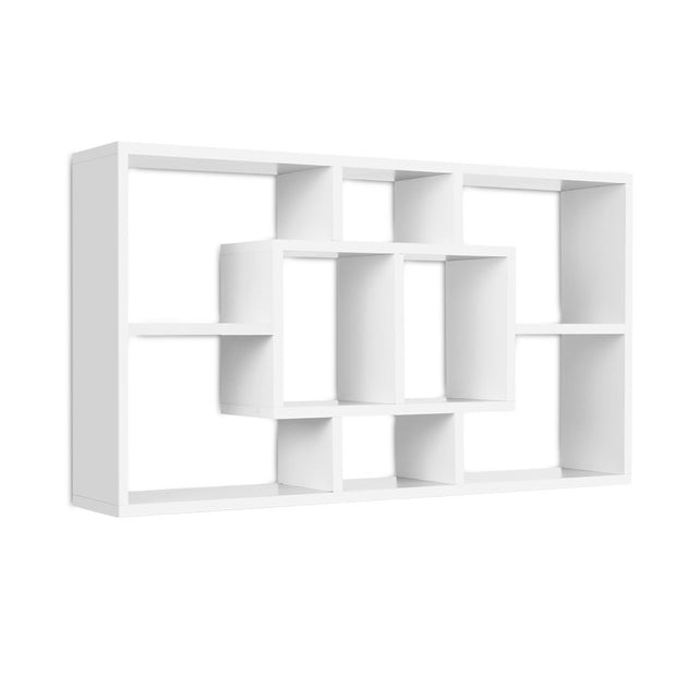 Artiss Floating Wall Shelf DIY Mount Storage Bookshelf Display Rack White - Delldesign Living - Furniture > Office - free-shipping, hamptons
