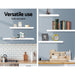 Artiss 3 Piece Floating Wall Shelves - White - Delldesign Living - Home & Garden > Storage - free-shipping, hamptons