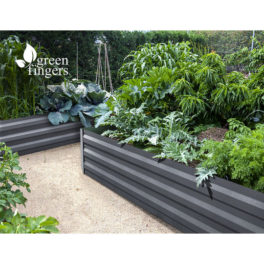 Greenfingers 180x90x30CM Galvanised Raised Garden Bed Steel Instant Planter - Delldesign Living - Home & Garden > Garden Beds - 