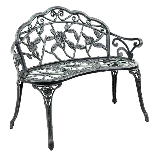 Gardeon Victorian Garden Bench - Green - Delldesign Living - Furniture > Outdoor - free-shipping