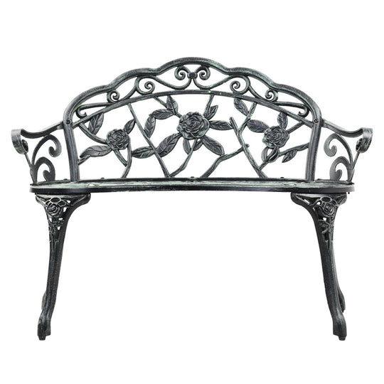 Gardeon Victorian Garden Bench - Green - Delldesign Living - Furniture > Outdoor - free-shipping