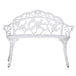 Gardeon Victorian Garden Bench White - Delldesign Living - Furniture > Outdoor - free-shipping