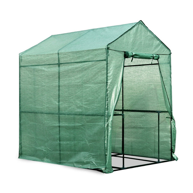 Greenfingers Greenhouse Garden Shed Green House 1.9X1.2M Storage Plant Lawn - Delldesign Living - Home & Garden > Green Houses - 