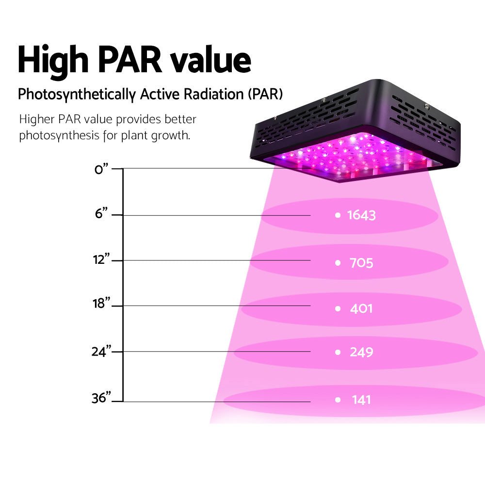 Greenfingers 600W LED Grow Light Full Spectrum - Delldesign Living - Home & Garden > Lighting - free-shipping