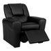 Keezi Kids Recliner Chair Black PU Leather Sofa Lounge Couch Children Armchair - Delldesign Living - Baby & Kids > Kid's Furniture - free-shipping