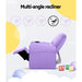 Keezi Kids Recliner Chair Purple PU Leather Sofa Lounge Couch Children Armchair - Delldesign Living - Baby & Kids > Kid's Furniture - free-shipping