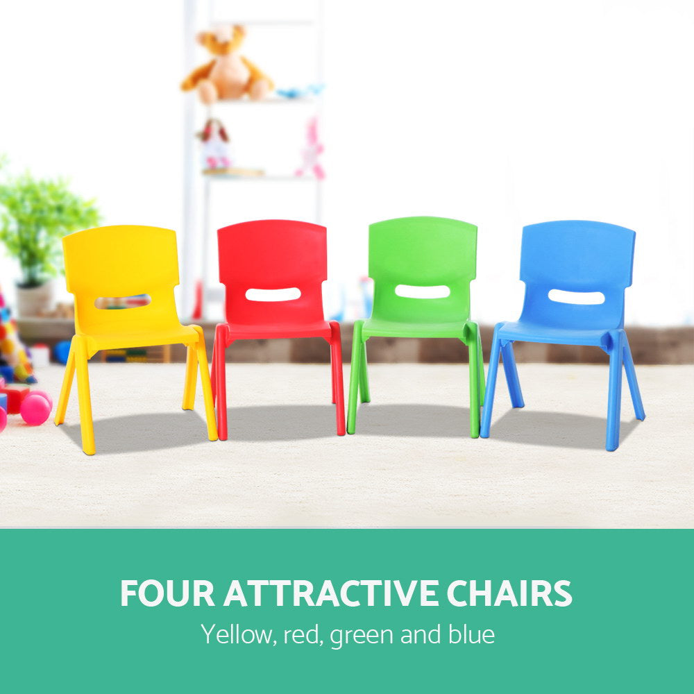 Keezi Set of 4 Kids Play Chairs - Delldesign Living - Baby & Kids > Kid's Furniture - free-shipping