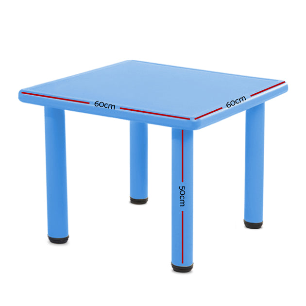 Keezi 60X60CM Kids Children Painting Activity Study Dining Playing Desk Table - Delldesign Living - Baby & Kids > Kid's Furniture - free-shipping