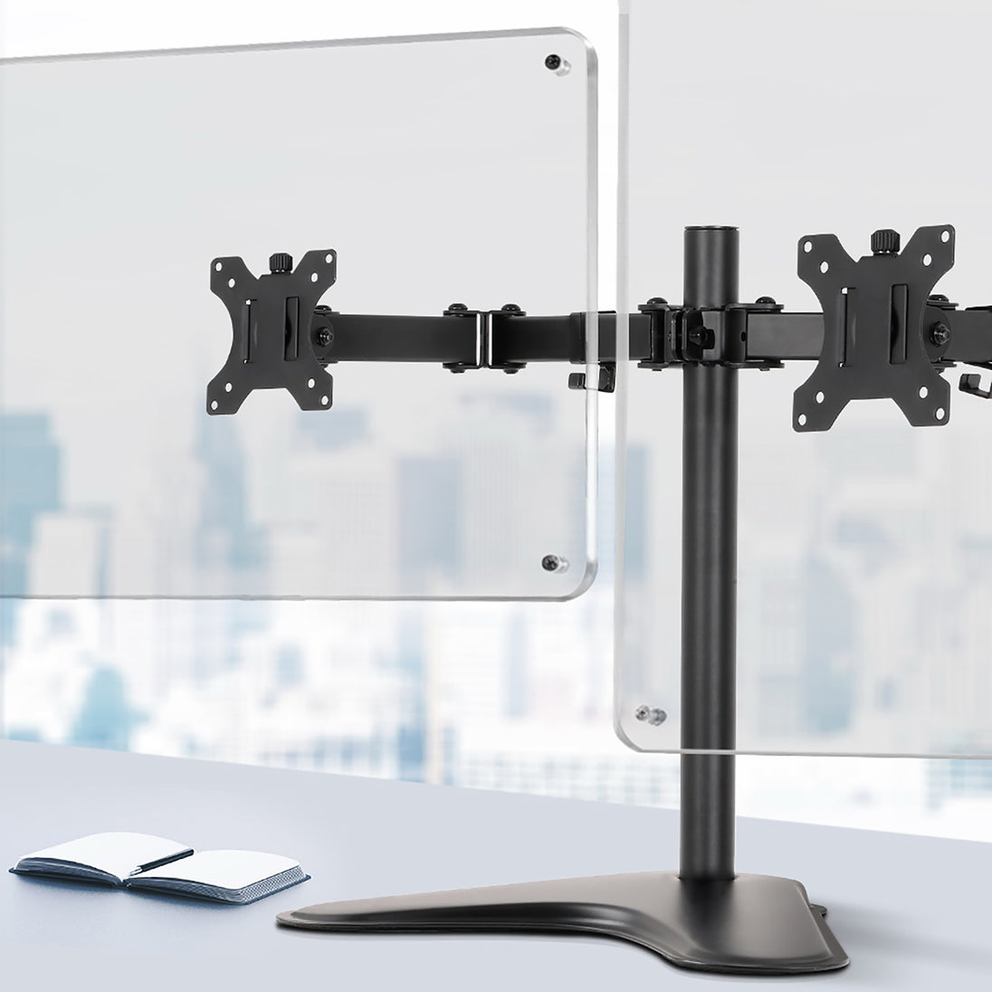 Artiss Monitor Arm Stand Dual Black - Delldesign Living - Furniture > Office - free-shipping