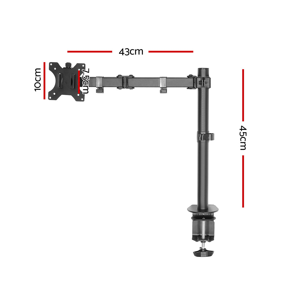 Artiss Monitor Arm Mount Dual 32" Black - Delldesign Living - Furniture > Office - free-shipping